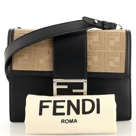 fendi baguette flat|Fendi flat baguette crossbody bag.